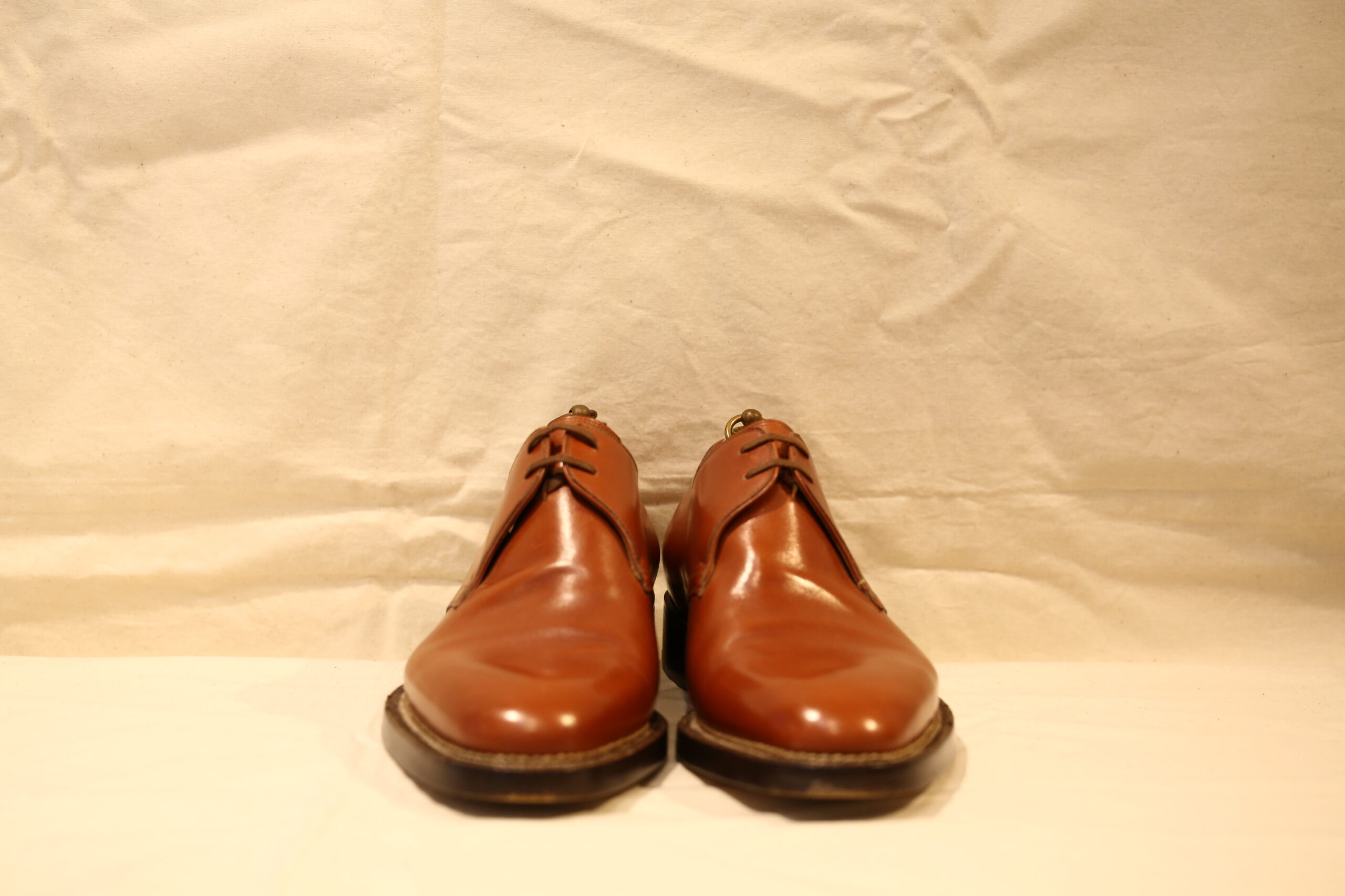 ステファノベーメル STEFANO BEMER】プレーントゥ外羽根ダービー靴 39