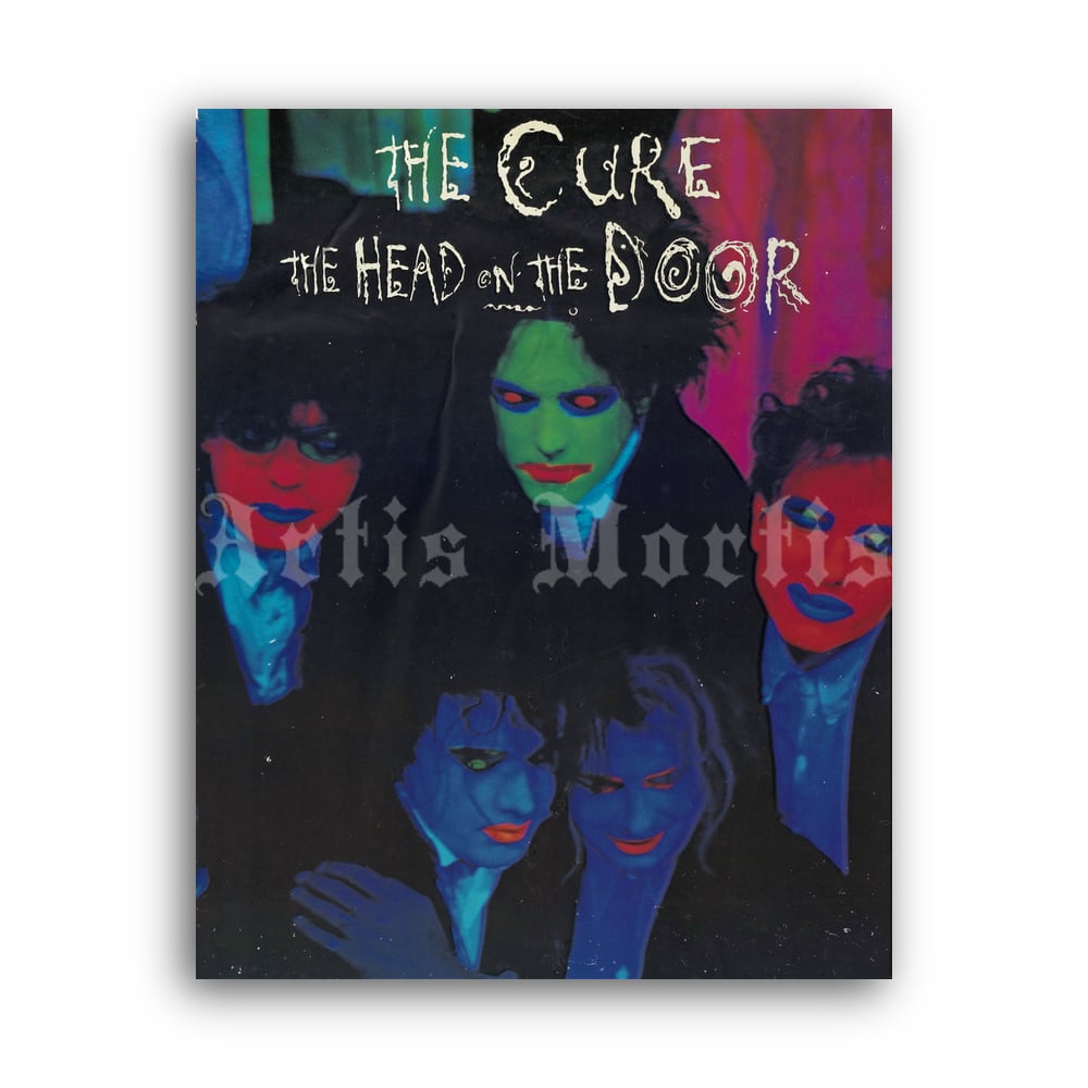 Printable The Cure - The Head on the Door 1985 album promo poster