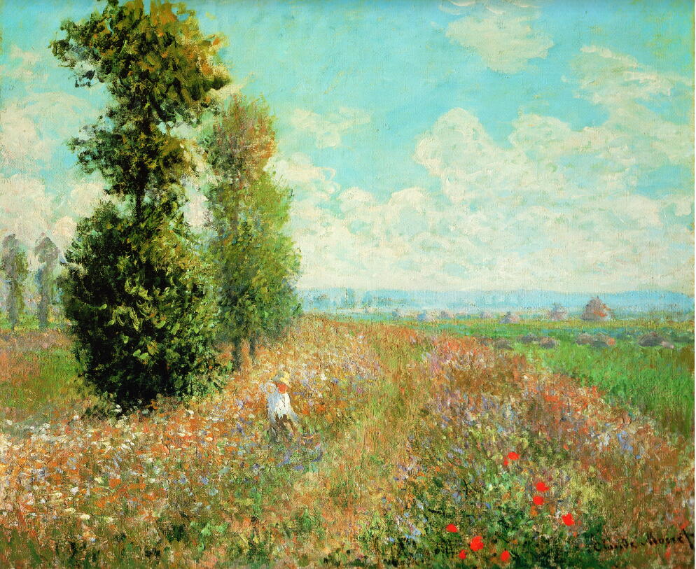 アルジャントゥイユの野原 モネ