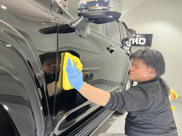 LAND CRUISER ZX／CERAMIC PRO10層コーティング施工（堺市堺区からのご