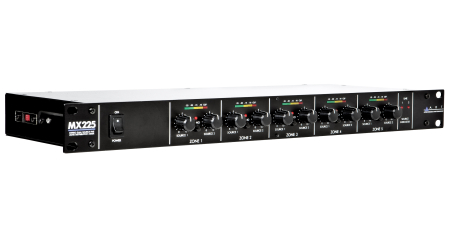 MX225 Stereo Dual-Source 5-Zone Distribution Mixer | ART Pro Audio
