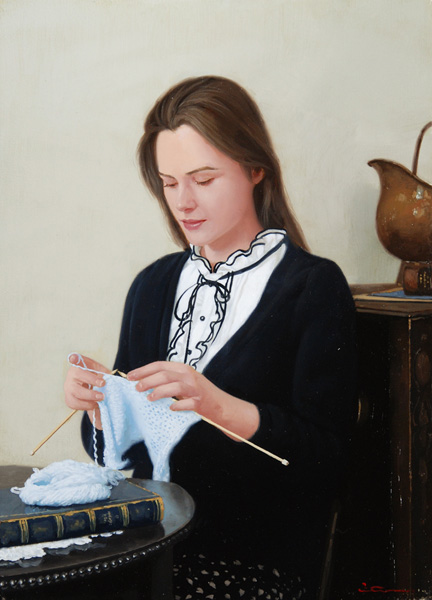 清水悦男 「White Room」 油彩4号｜【Arts Ship】のむら画廊