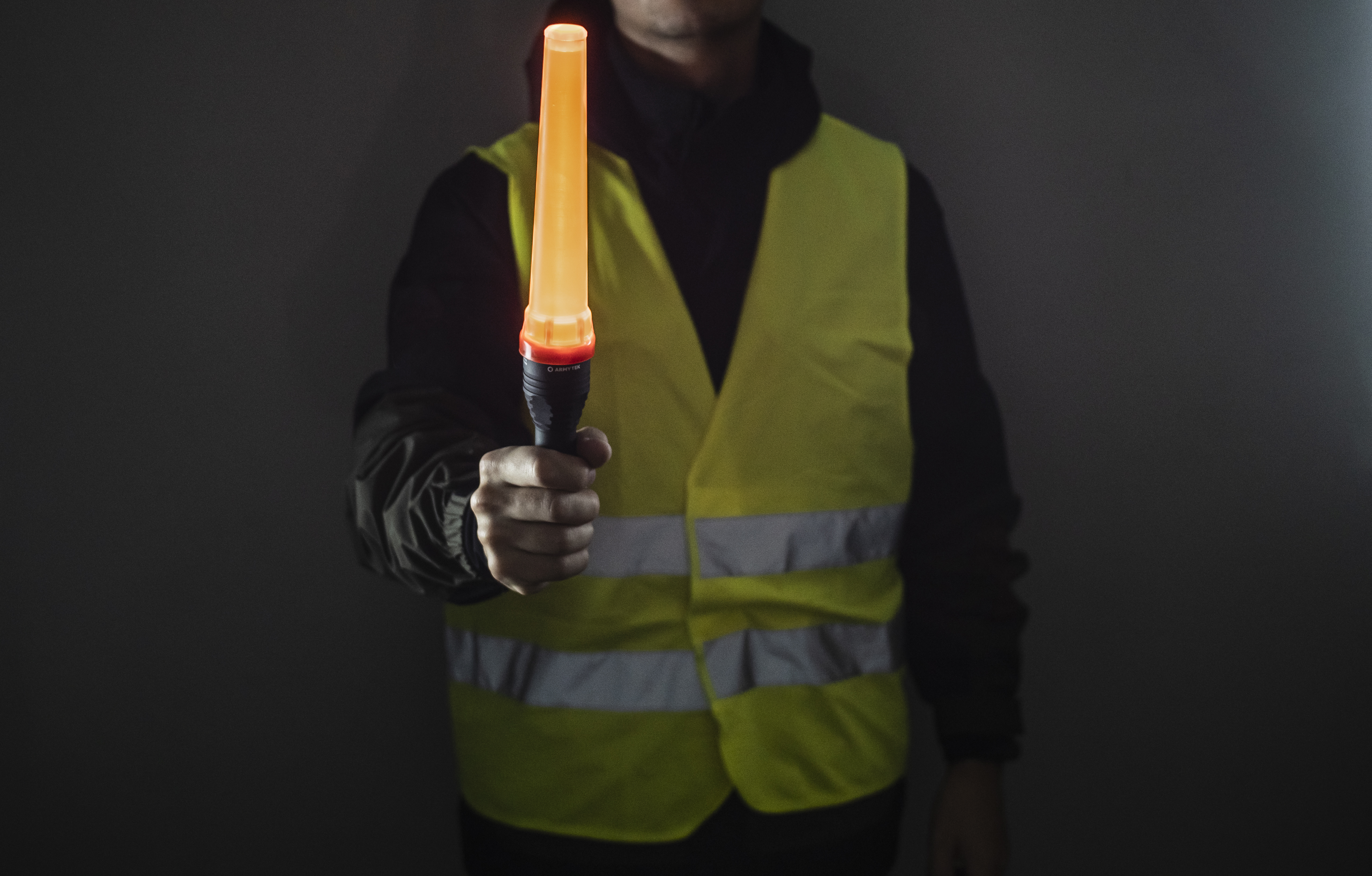 Orange Traffic Wand ATW-01 for Armytek flashlights | Armytek.com