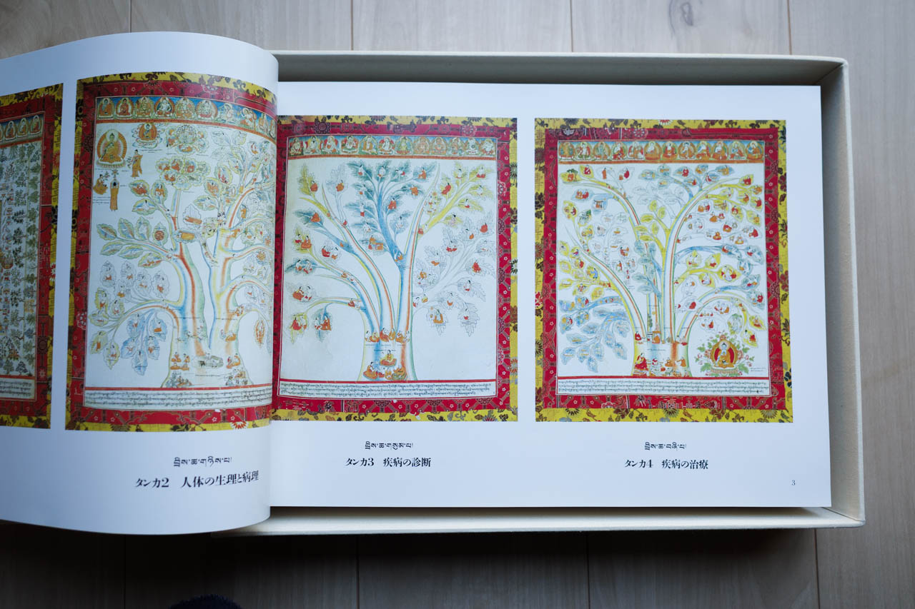 憧れの本！チベット医学『四部医典タンカ全集』をご恵贈いただきました