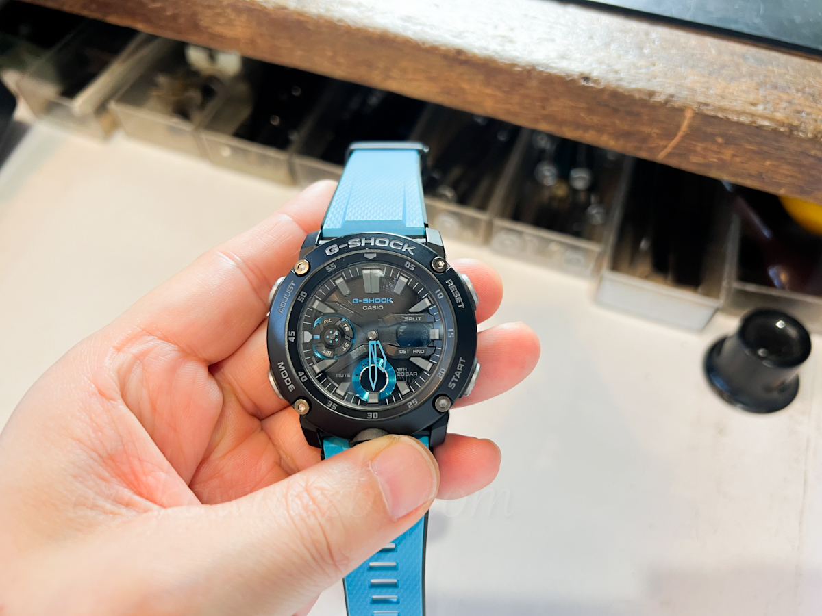 静岡県】G-SHOCK GA-2000の電池交換ならARAKAWA（荒川時計店）へ！時計