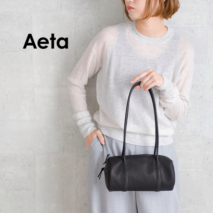 Aeta アエタ DA102 CYLINDER BOSTON Long handle ディアレザー