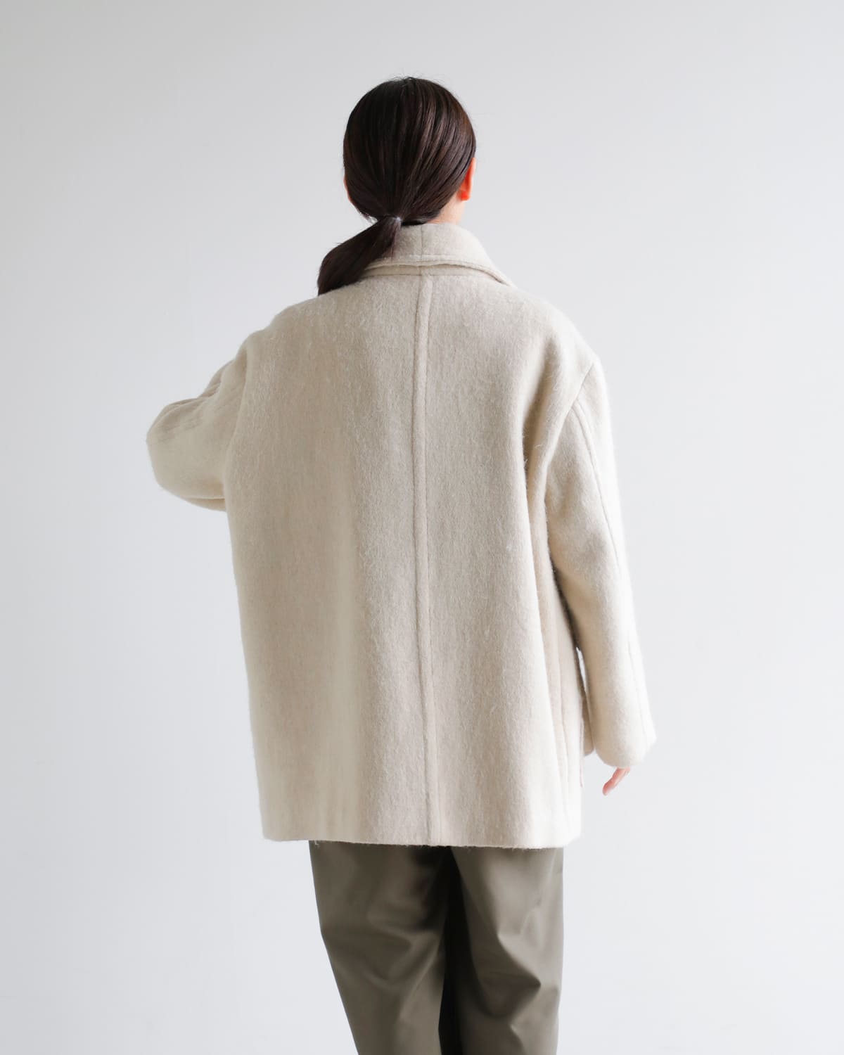 40%OFF】Hella ヘラ ウール混 シャギー コート “WOOL SHAGGY COAT