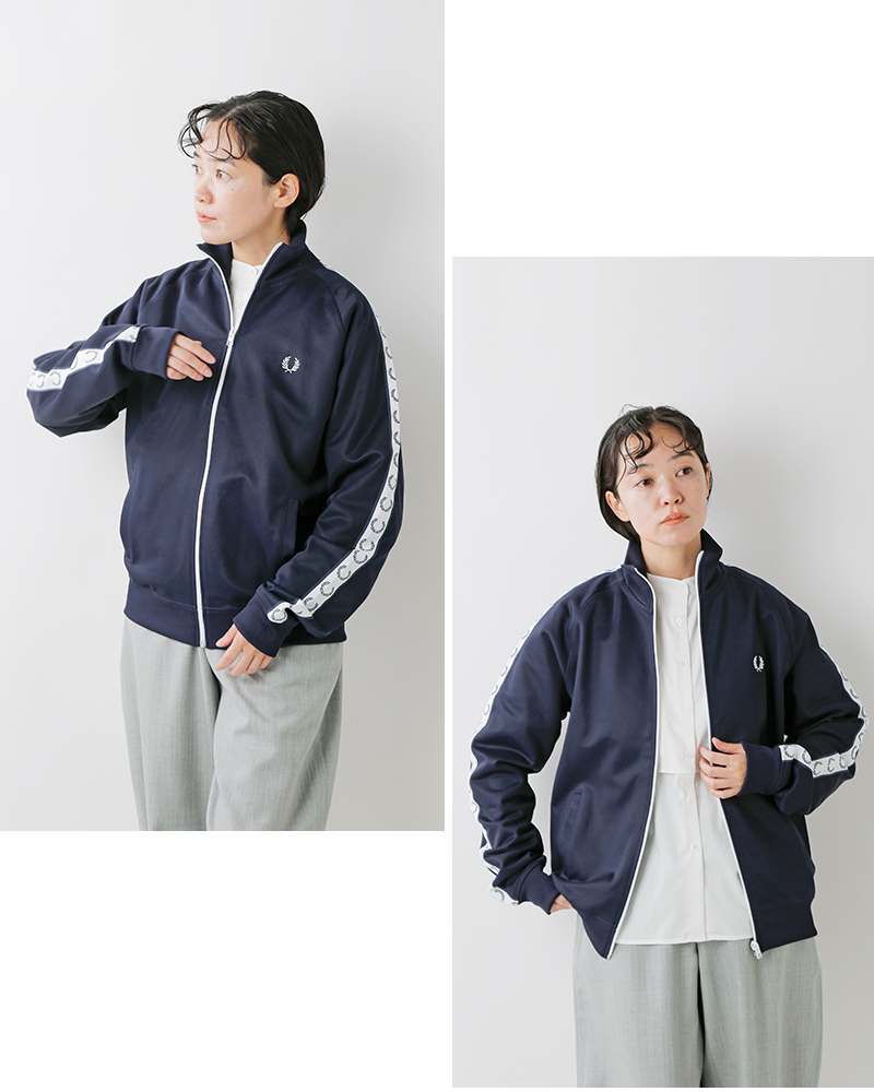 40%OFF】FRED PERRY フレッド ペリー テープ トラック ジャケット