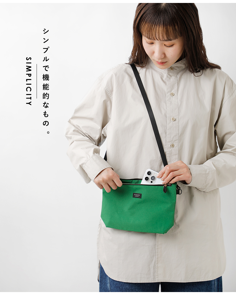 STANDARD SUPPLY スタンダードサプライWジップ ショルダーバッグ M