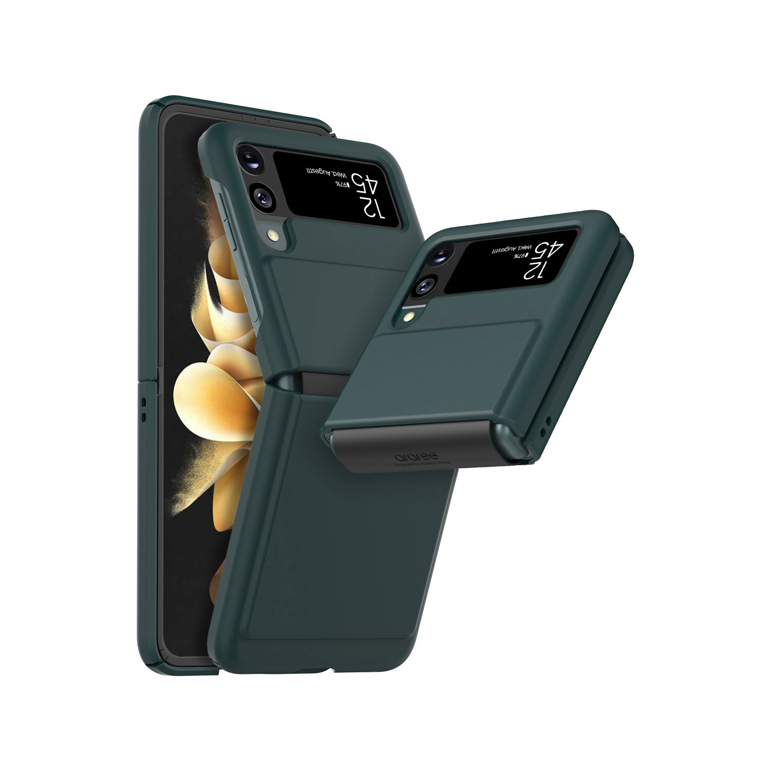 Galaxy Z Flip3 5G ケース】Aero Flex ブラック ギャラクシー ゼット