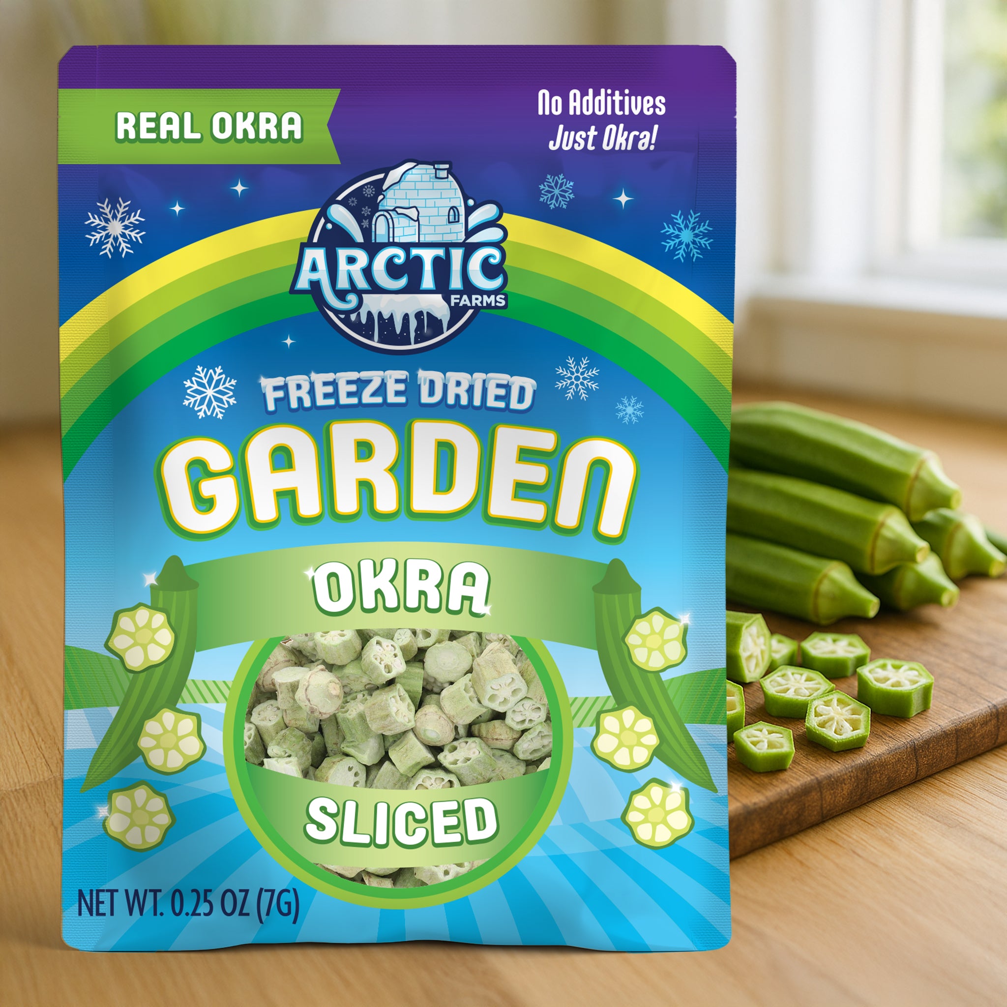 Arctic Farms - Freeze Dried Sliced Okra