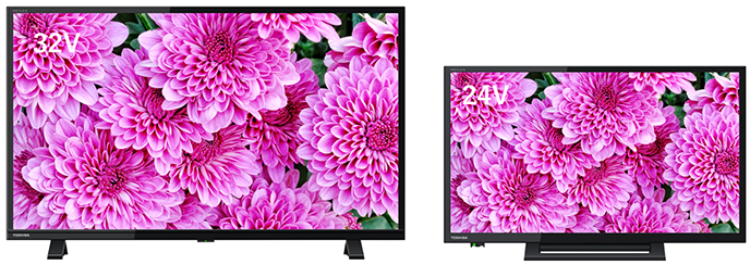 2チューナー搭載で裏番組録画に対応した高画質シンプル液晶レグザ「S24