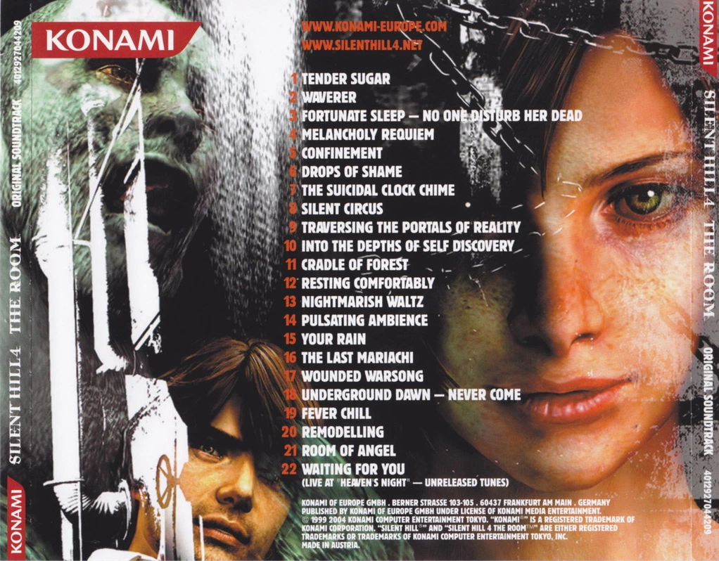 Silent Hill 4 - Original Soundtrack (Limited Ed) : Akira Yamaoka