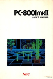 PC-8001mk II User's Manual : NEC : Free Download, Borrow, and