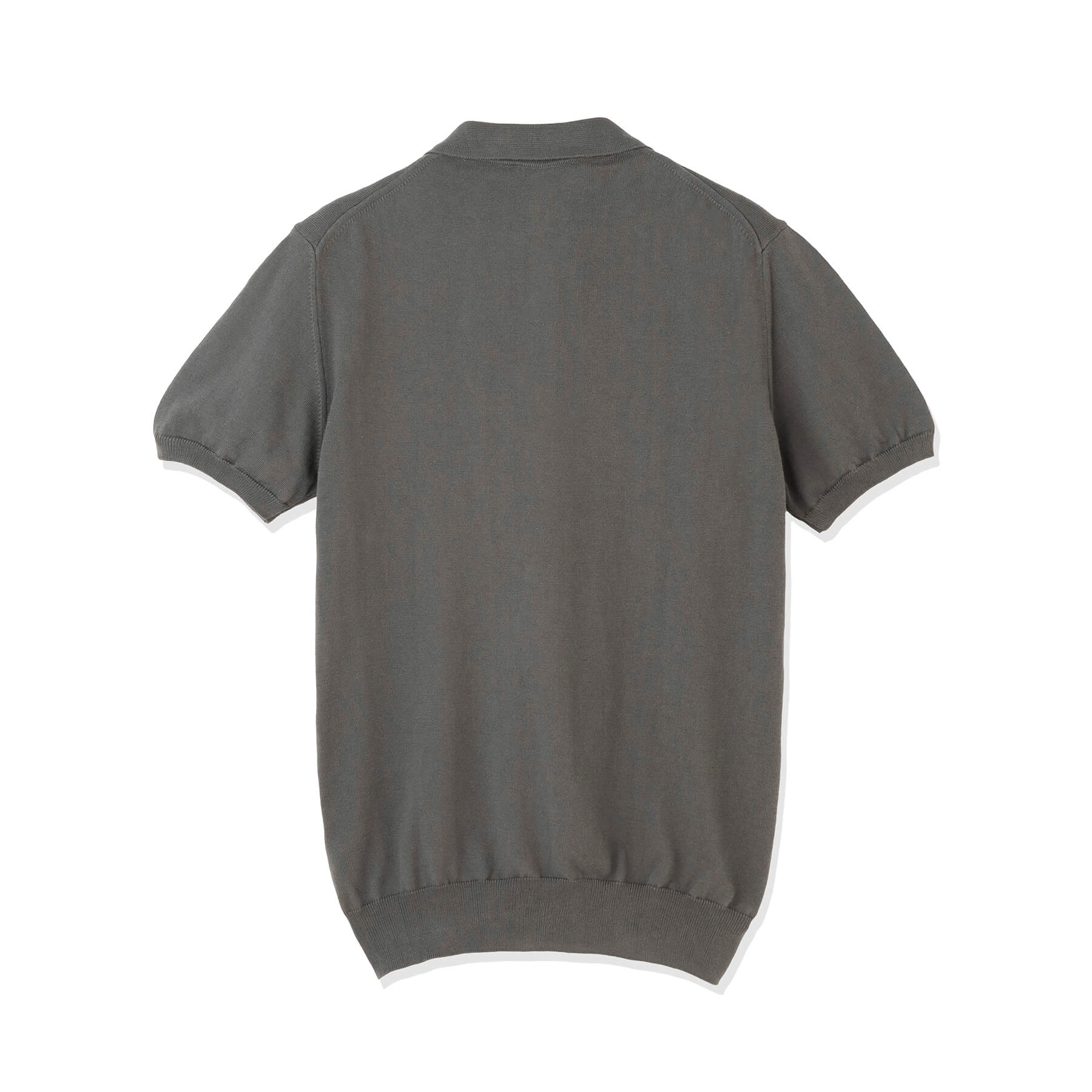 予約販売】イタリア製コットンニット 半袖ポロ col.グレー - ARCODIO