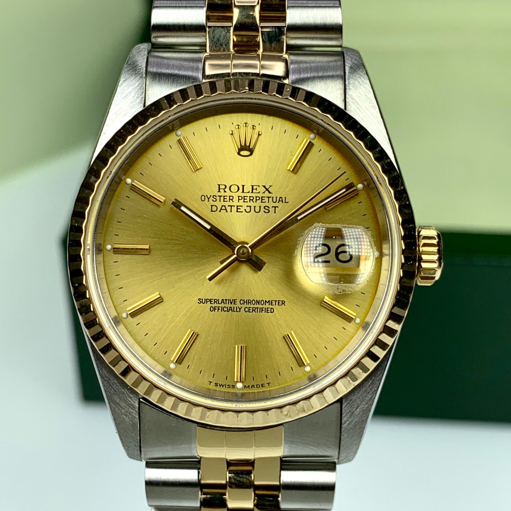 1992 Rolex 16233 DateJust Two Tone - Awadwatches