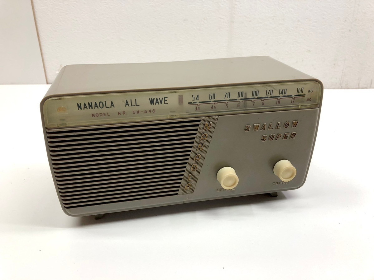 □NANAOLA SUPER ナナオラ 真空管ラジオ 6S-15 ジャンク 昭和レトロ