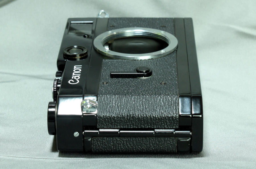 Canon P ブラックレンジファインダーカメラ整備済、後塗り Canon P