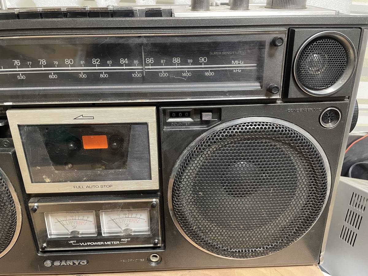 希少SanyoサンヨーMR-9600ラジカセ昭和レトロメンテナンス済み中古動作