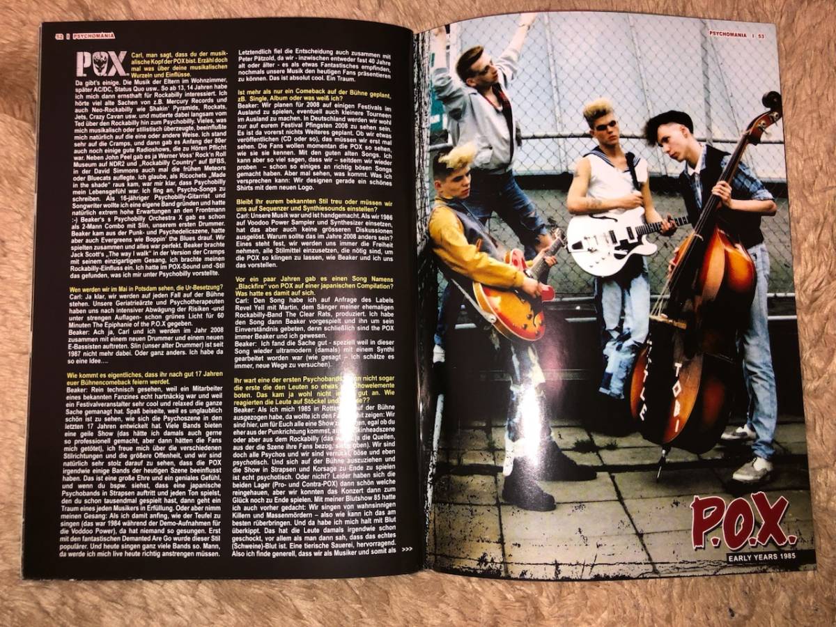 P. Paul Fenech サイコビリー ロカビリー ネオロカ パンク 青盤 P