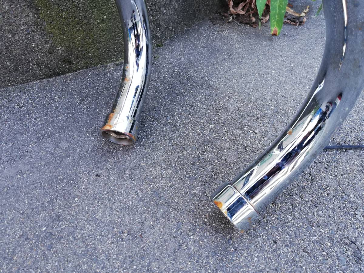 GS400⁄GS400E ヨシムラタイプメッキマフラー送料込み - メルカリ