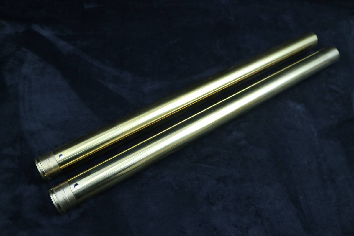 バリオス フロントフォーク インナーチューブ ゴールド Ⅱ ZR250 A B