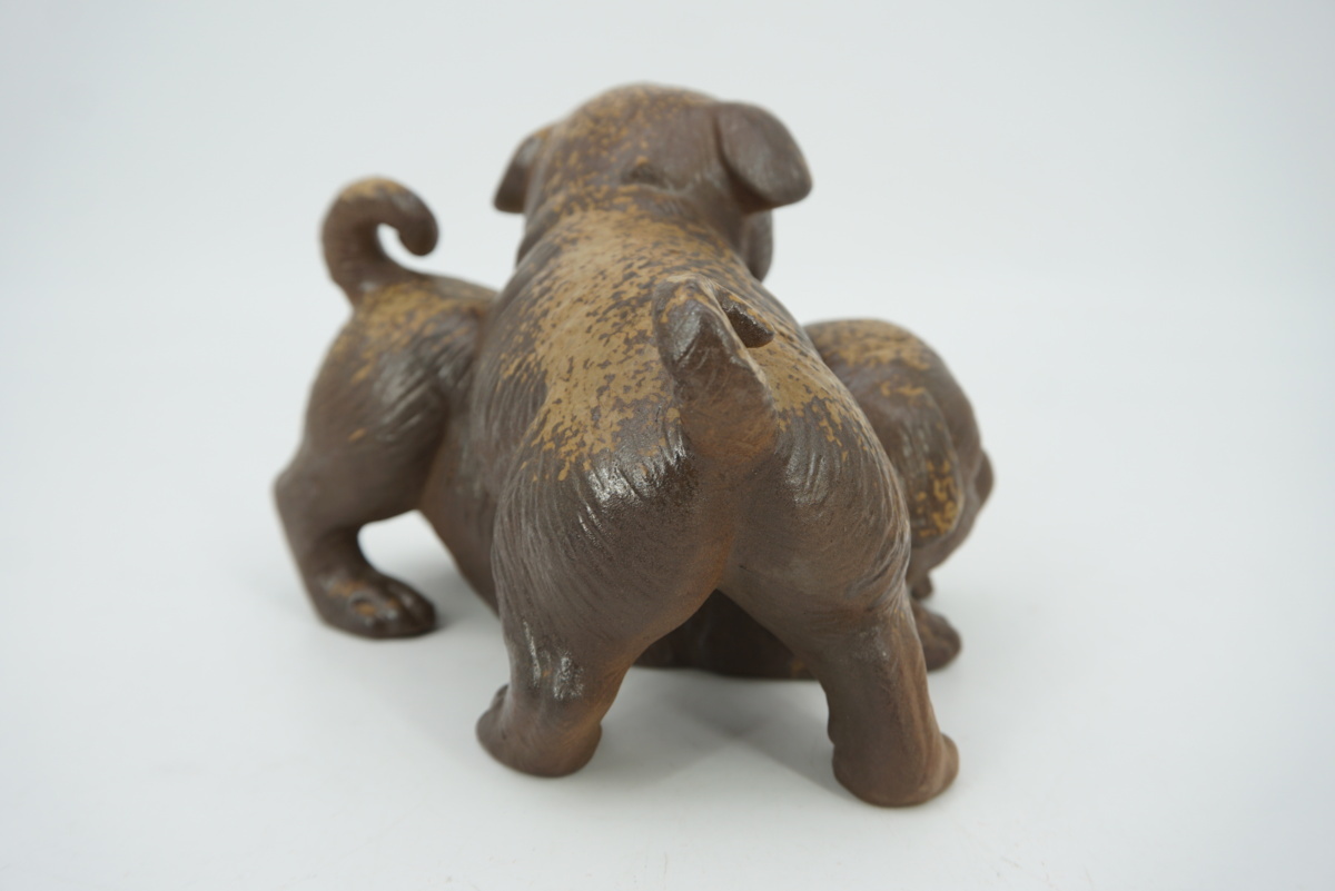 備前焼犬戌の置物