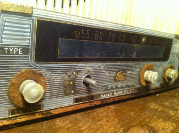 ナナオ アンティーク ラジオ 真空管 6S-15型 nanaola super 希少