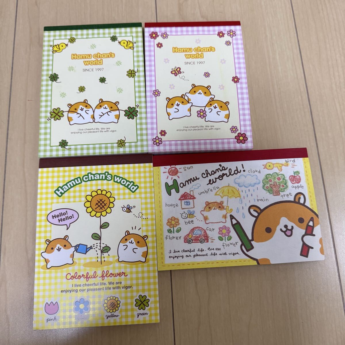 平成 レトロ メモ メモ帳 ハムスター キャラ ハムちゃんワールド