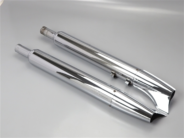 KERKERマフラー用フィッシュテールエンド ハーレー カーカー ハーレー