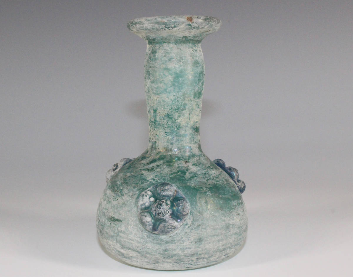 ローマガラス 羅馬硝子 花瓶 花入 花器 時代物 楽天市場】【送料無料