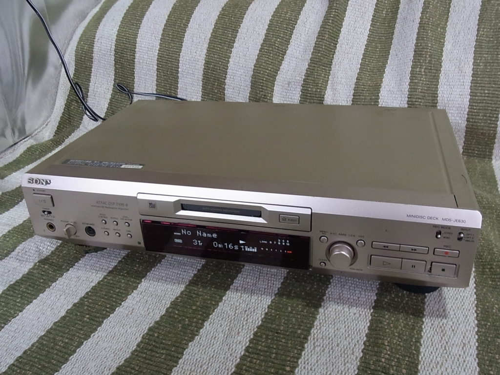 希少！MDレコーダー Sony MDS-JE630 完動品 SONY ソニー MDS-JE630 MD