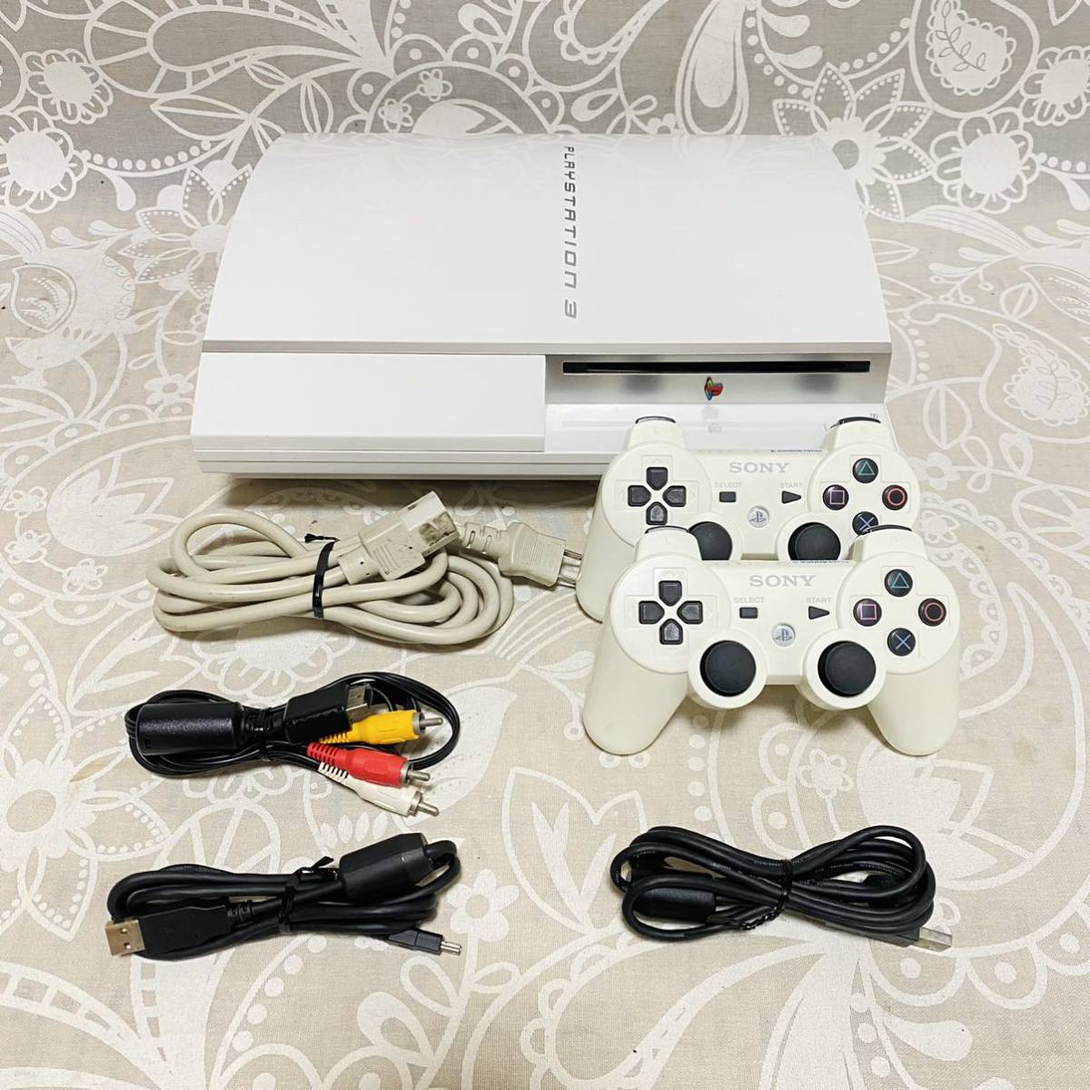 PlayStation3 PS3 本体のみ CECHH00 白ホワイト 2台 40GB ジャンク