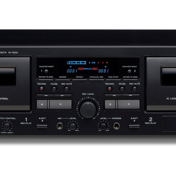 TEAC W-1200 Dual Cassette Deck: Relive the Magic of Mixtapes and