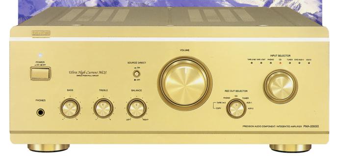 DENON PMA-2000III Specifications Denon / Den On