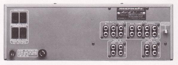 Marantz SC-7 Specifications Marantz