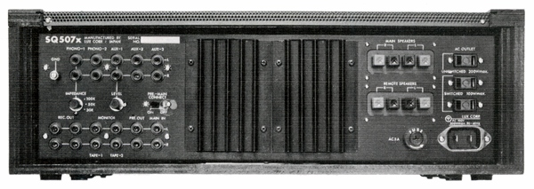 Specifications of LUXMAN SQ507X Luxman