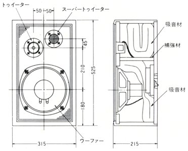 DIATONE スピーカーシステムDS-251の仕様 ダイヤトーン