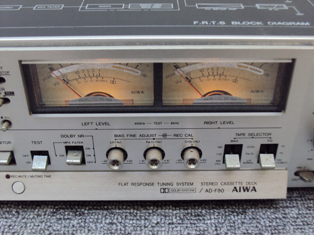 AIWA AD-F80 買取価格｜カセットデッキ - リアルオーディオ