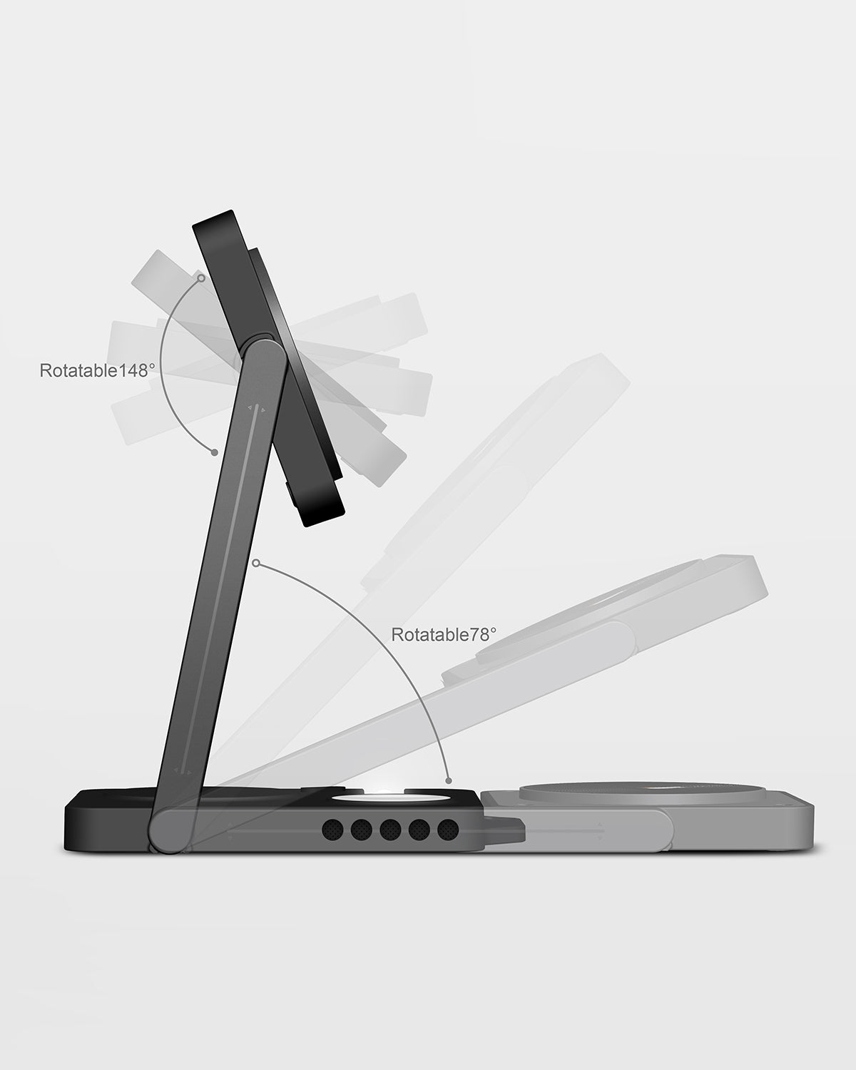 AULUMU M01 4-in-1 Folding Wireless Charging Station | MagSafe
