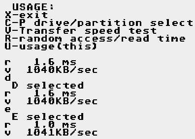 Atari IDE disk interface