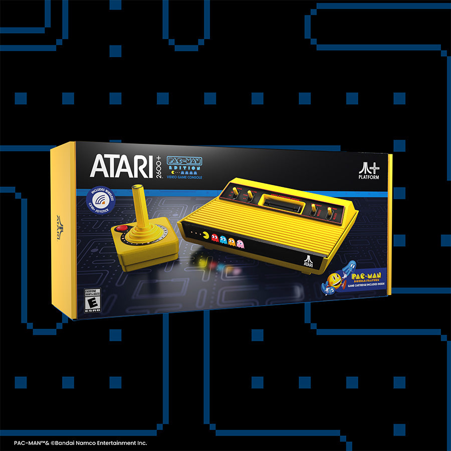 Atari 2600+ PAC-MAN Edition Console & Joystick – Atari®