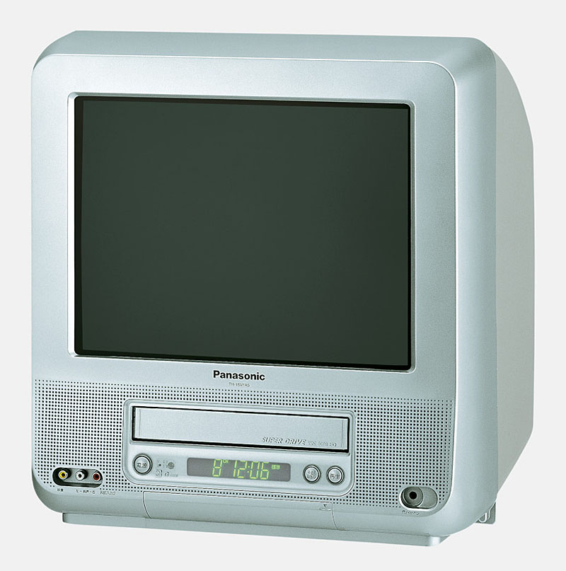 松下、フラットブラウン管を採用したテレビデオ「2SHOT T(タウ)」