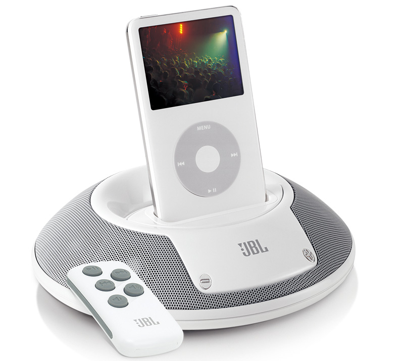 ハーマン、iPod用スピーカー「JBL on station II」