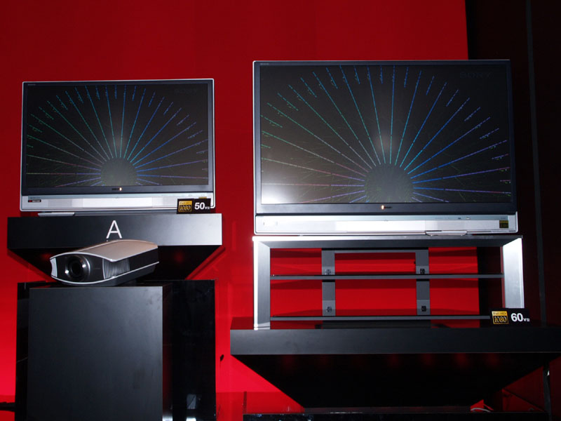 ソニー、「SXRD」採用フルHDリアプロテレビ「BRAVIA」