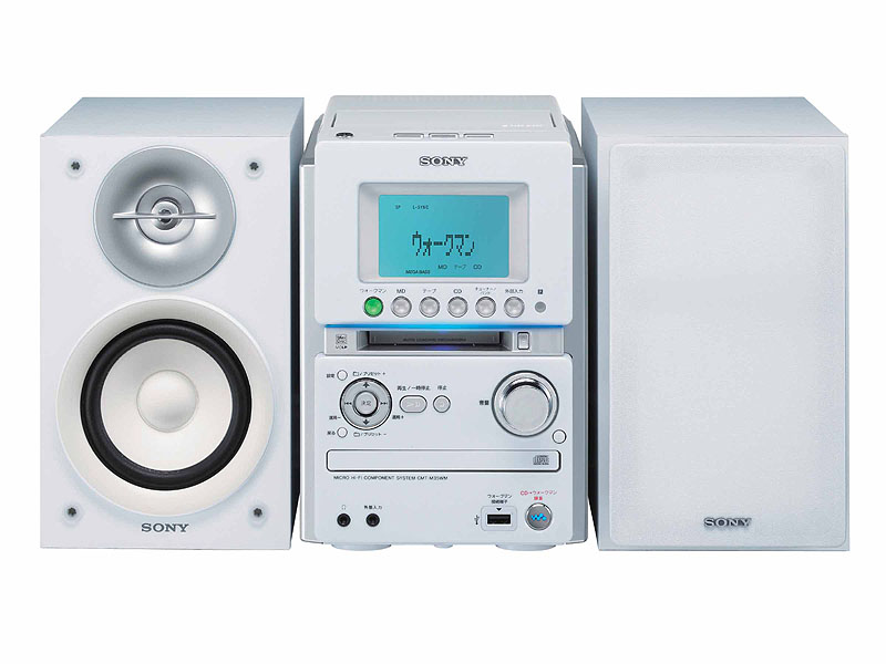 ソニー、ウォークマンへの録音に対応したミニコンポ