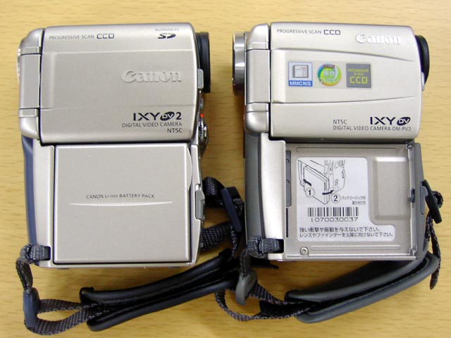 キヤノン、小型DVカメラ「IXY DV」をモデルチェンジ