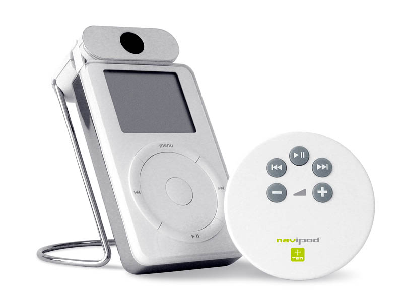 ヘビームーン、iPod用ワイヤレスリモコンユニット「naviPod」