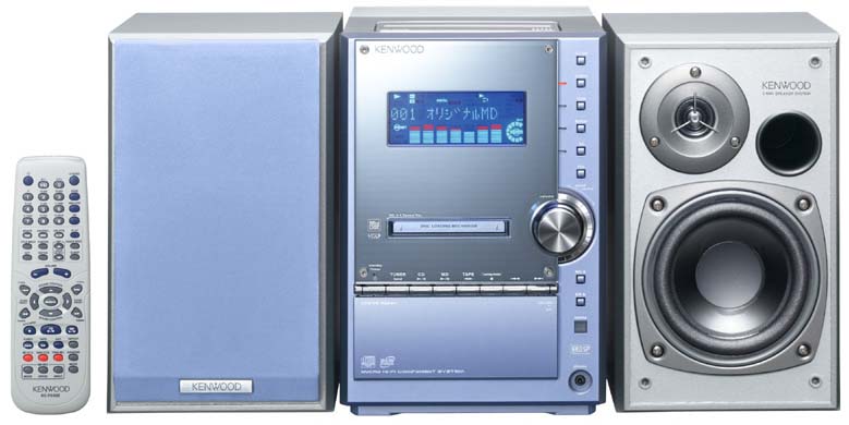 ケンウッド、デジタル・サウンド・イコライザを搭載したMDコンポ