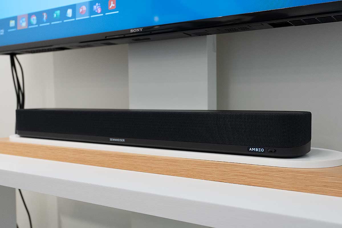 ゼンハイザー、幅約70cmでAtmos対応の7.1.4chサウンドバー - AV Watch